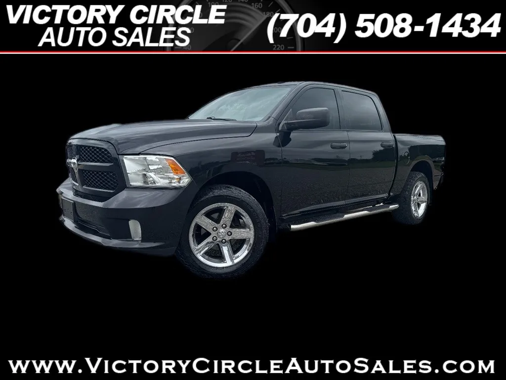 Black 2016 RAM 1500 Tradesman Crew Cab SWB 4WD for sale in Troutman, NC