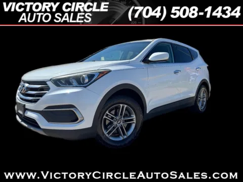 White 2018 Hyundai Santa Fe Sport 2.4 AWD for sale in Troutman, NC