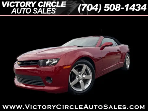 Red 2015 Chevrolet Camaro 1LT Convertible for sale in Troutman, NC