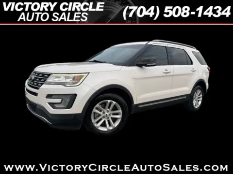 White 2017 Ford Explorer XLT FWD for sale in Troutman, NC