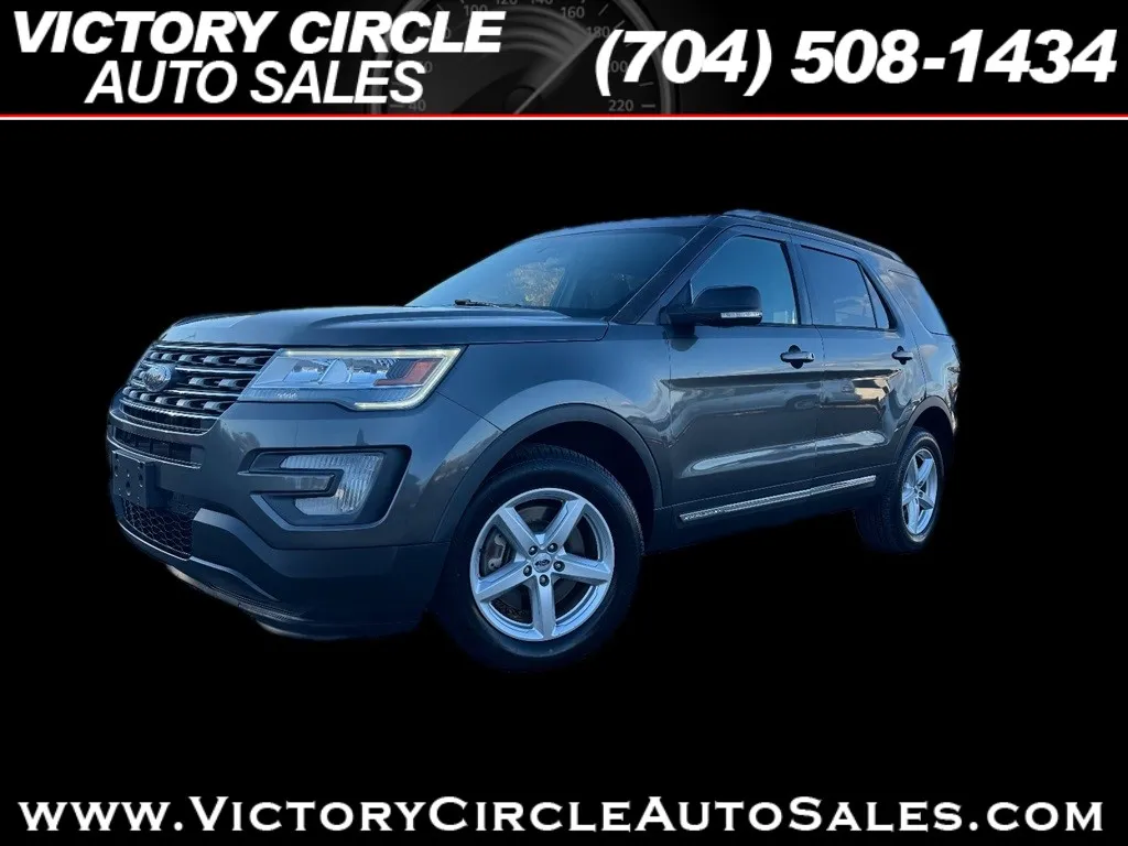 Gray 2017 Ford Explorer XLT 4WD for sale in Troutman, NC