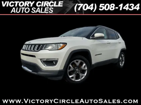 White 2018 Jeep Compass Limited FWD for sale in Troutman, NC