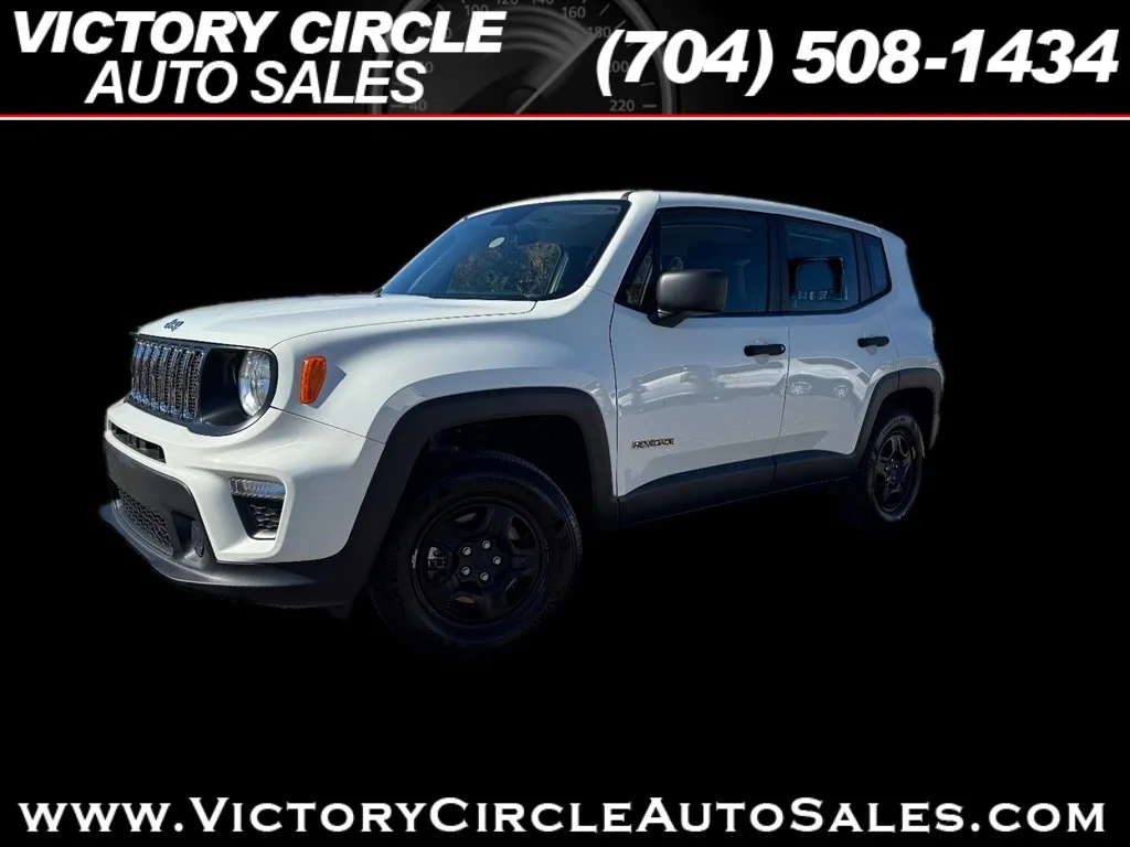 White 2019 Jeep Renegade Sport 4WD for sale in Troutman, NC