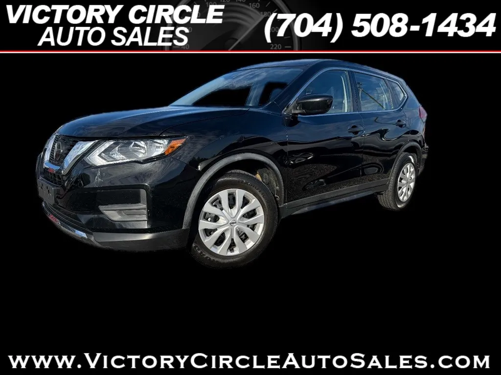 Black 2020 Nissan Rogue S 2WD for sale in Troutman, NC