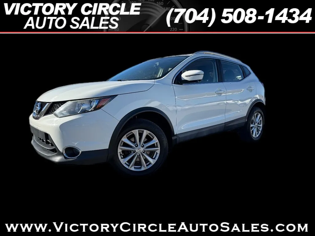 White 2017 Nissan Rogue Sport SV AWD for sale in Troutman, NC