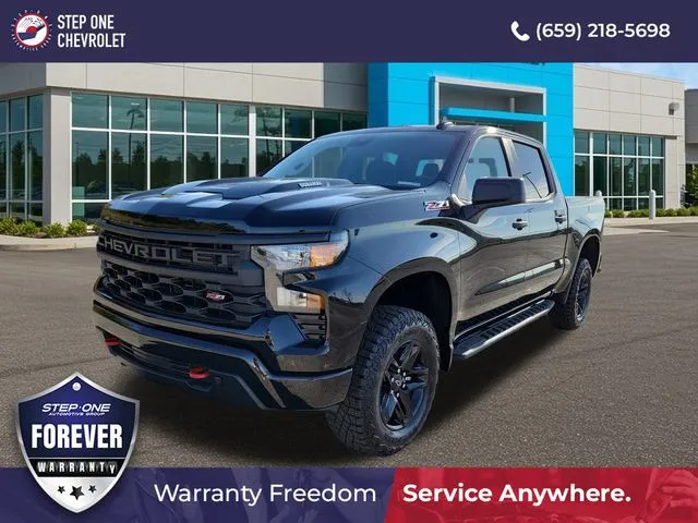 Black 2026 Chevrolet Silverado 1500 Custom Trail Boss for sale in Bessemer, AL