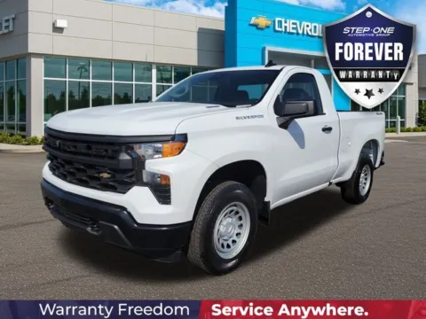 White 2025 Chevrolet Silverado 1500 WT for sale in Bessemer, AL