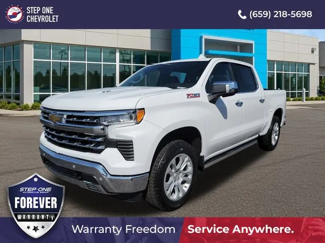 White 2025 Chevrolet Silverado 1500 LTZ for sale in Bessemer, AL