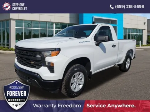 White 2025 Chevrolet Silverado 1500 WT for sale in Bessemer, AL