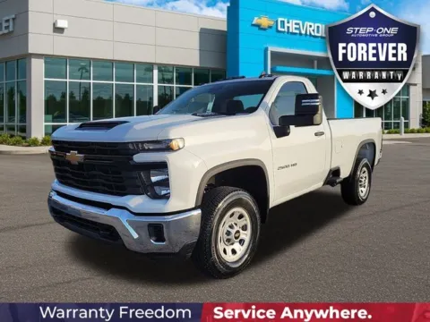 White 2025 Chevrolet Silverado 2500HD Work Truck for sale in Bessemer, AL