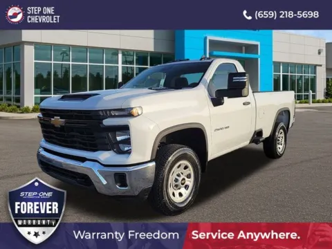 White 2025 Chevrolet Silverado 2500HD Work Truck for sale in Bessemer, AL