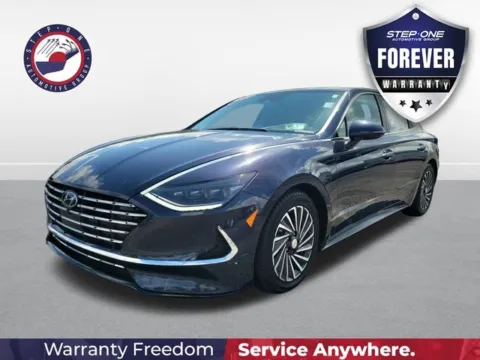 Blue 2021 Hyundai Sonata Hybrid Limited for sale in Bessemer, AL