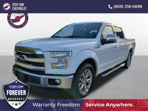 White 2015 Ford F-150 Lariat for sale in Bessemer, AL