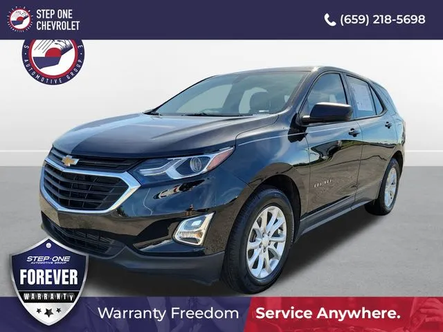 Black 2018 Chevrolet Equinox LS for sale in Bessemer, AL