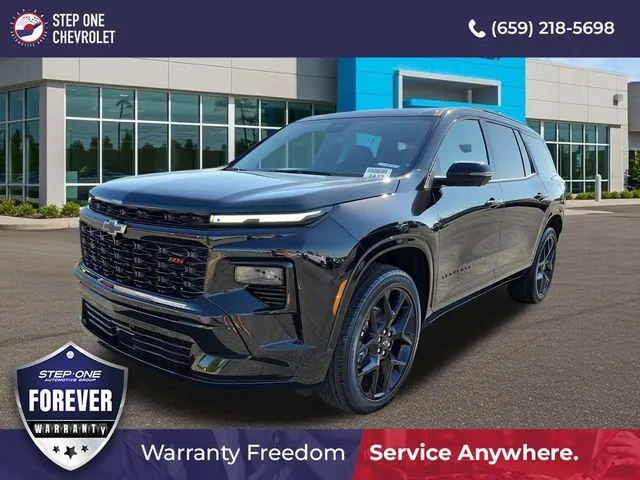 Black 2026 Chevrolet Traverse RS for sale in Bessemer, AL