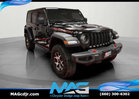 Black 2021 Jeep Wrangler Unlimited Rubicon for sale in Chillicothe, MO