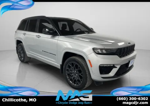 Silver 2024 Jeep Grand Cherokee 4xe Summit Reserve for sale in Chillicothe, MO