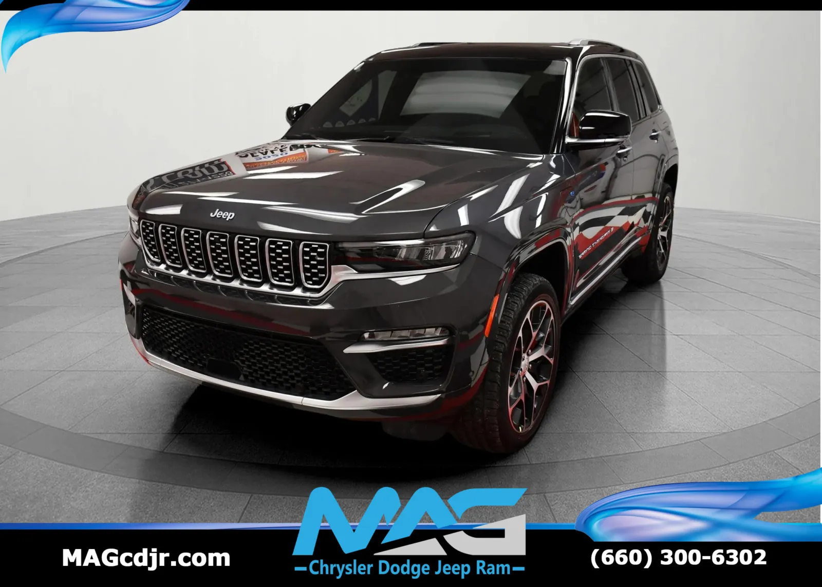 Gray 2022 Jeep Grand Cherokee 4xe Summit Reserve for sale in Chillicothe, MO