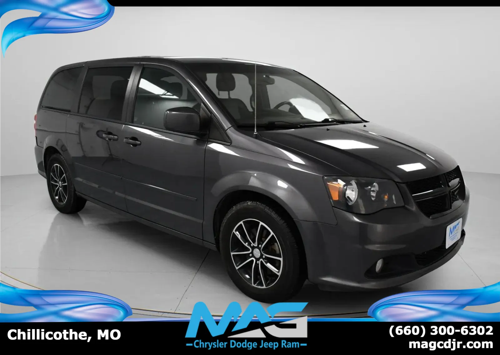 Gray 2015 Dodge Grand Caravan SXT Plus for sale in Chillicothe, MO