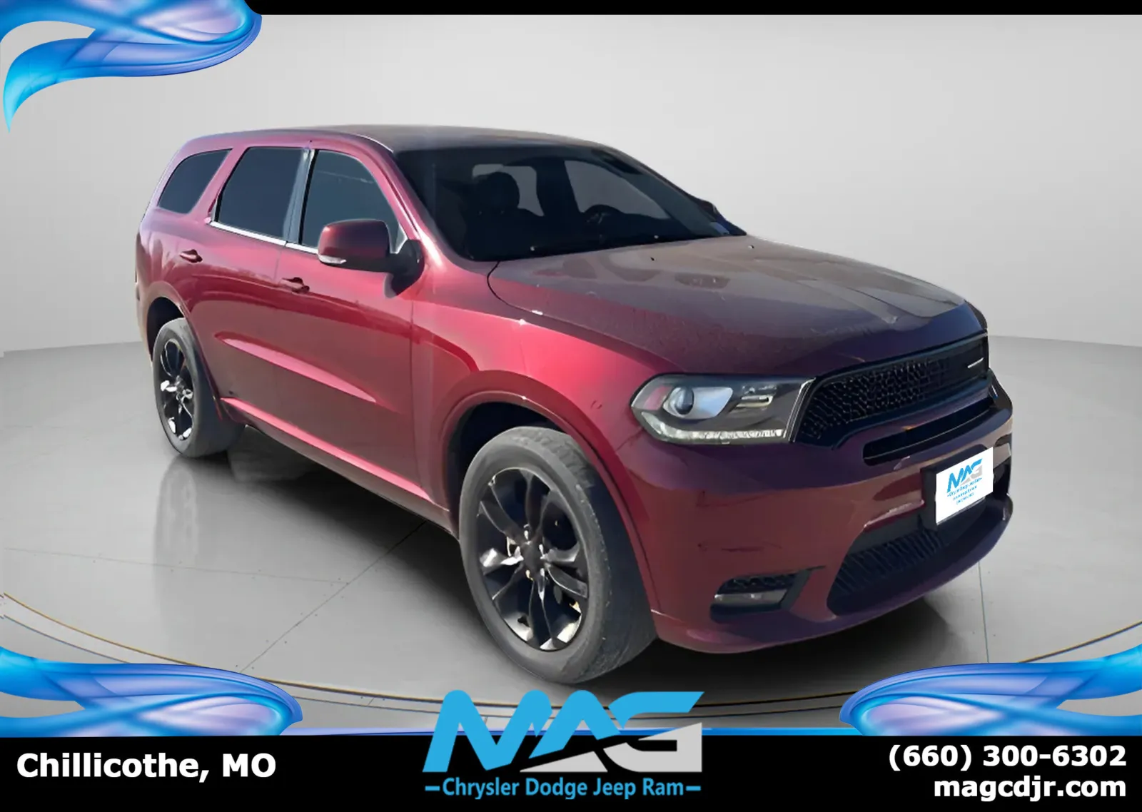 Red 2020 Dodge Durango GT Plus for sale in Chillicothe, MO