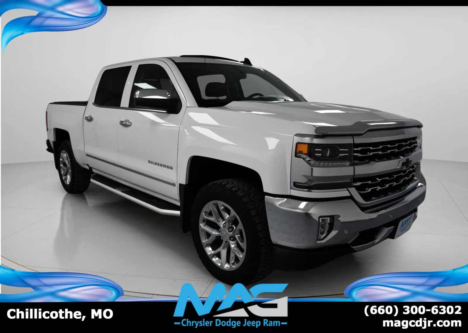 White 2018 Chevrolet Silverado 1500 LTZ for sale in Chillicothe, MO