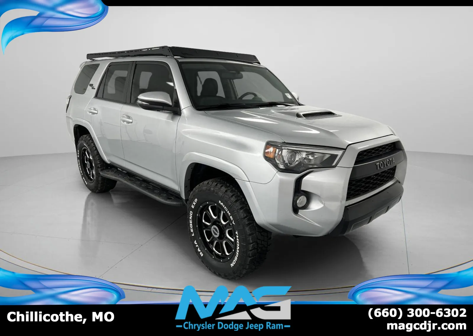 Silver 2019 Toyota 4Runner TRD Off Road Premium for sale in Chillicothe, MO