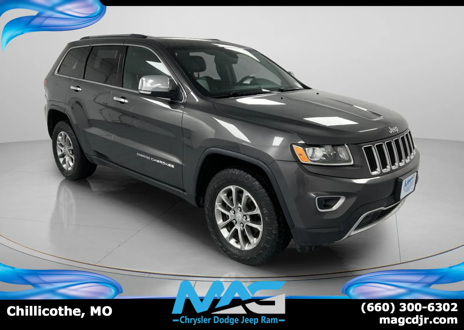 Gray 2016 Jeep Grand Cherokee Limited for sale in Chillicothe, MO