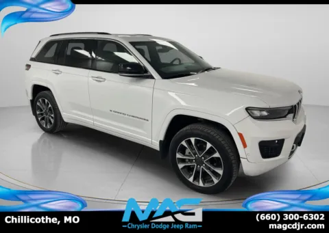 White 2023 Jeep Grand Cherokee Overland for sale in Chillicothe, MO