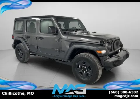 Gray 2026 Jeep Wrangler Sport for sale in Chillicothe, MO