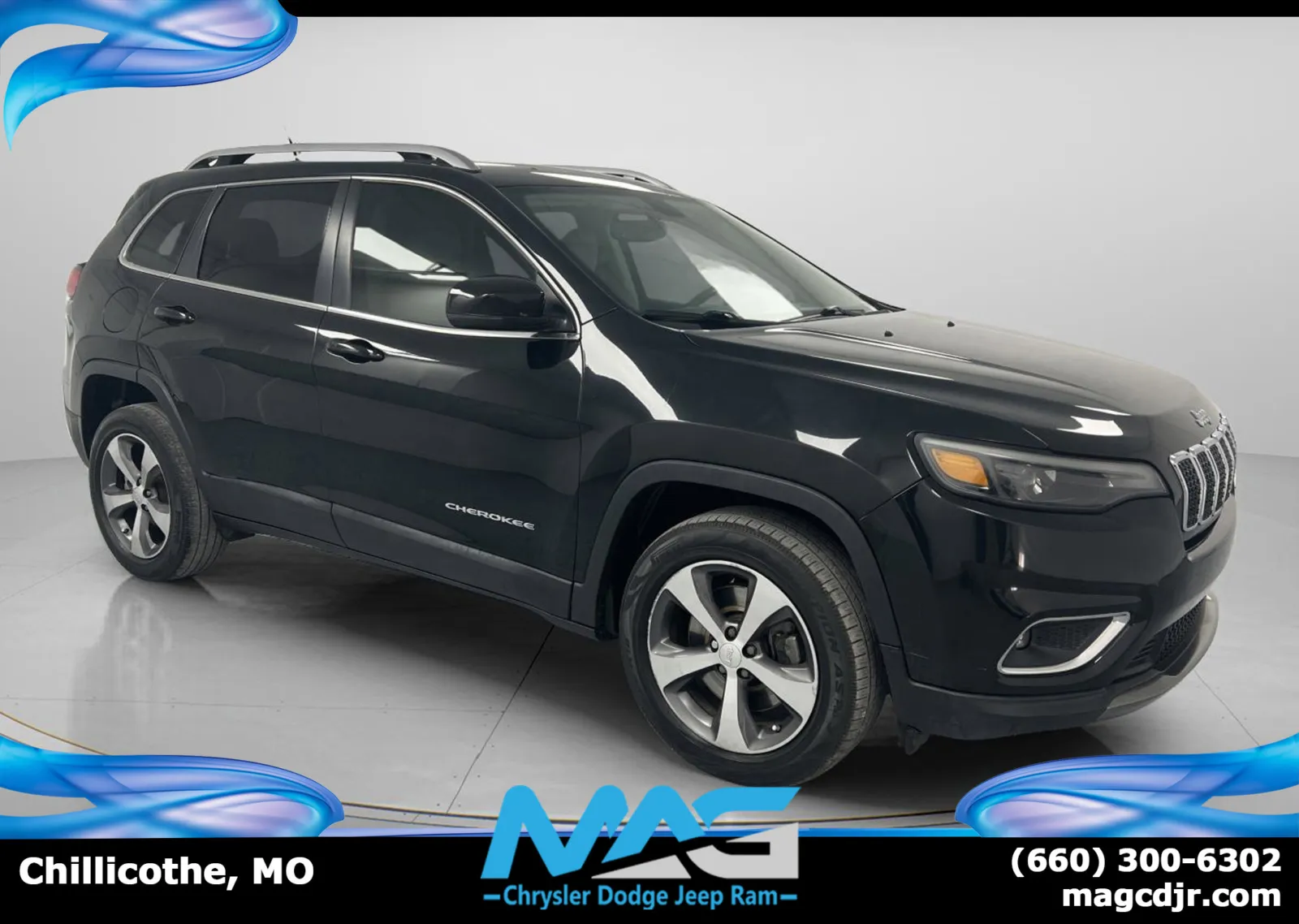 Black 2019 Jeep Cherokee Limited for sale in Chillicothe, MO