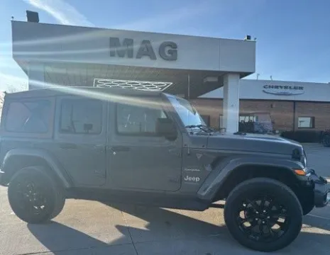Gray 2021 Jeep Wrangler 4xe Unlimited Sahara for sale in Chillicothe, MO