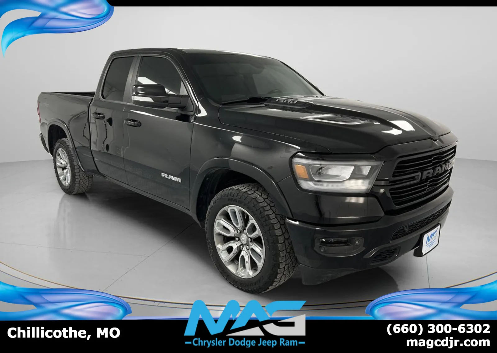 Black 2020 Ram 1500 Laramie for sale in Chillicothe, MO