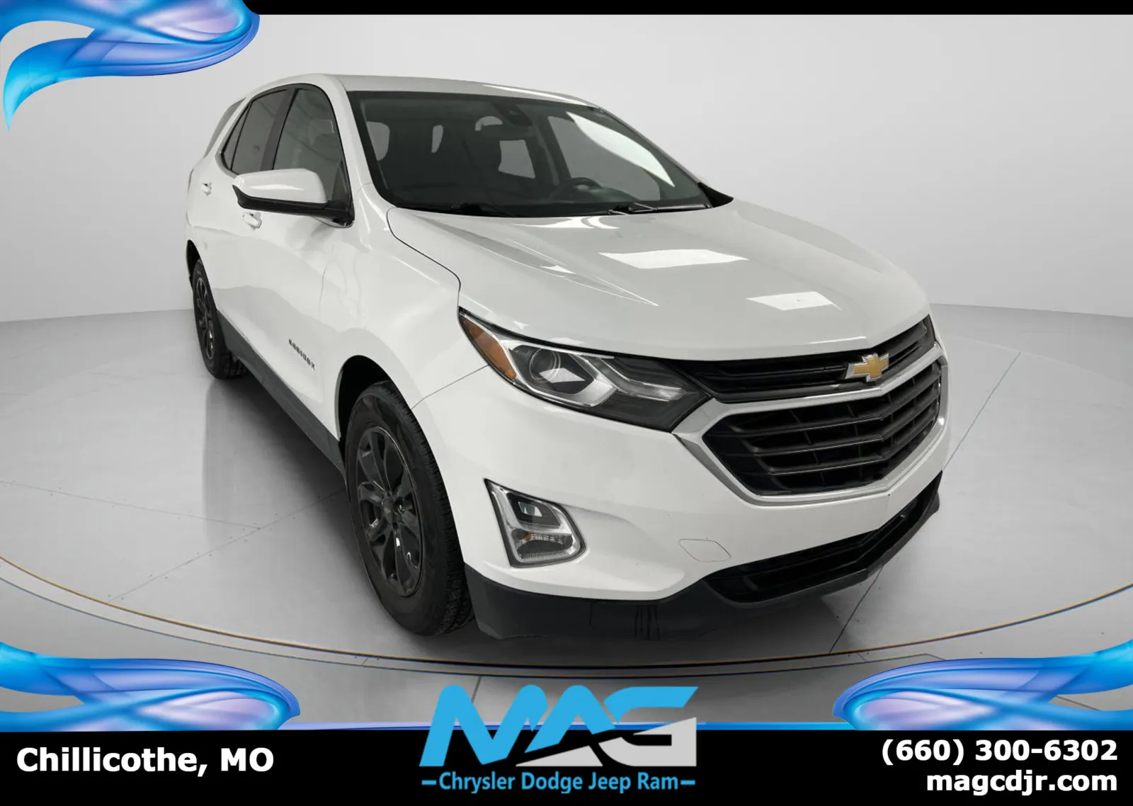 White 2021 Chevrolet Equinox LT for sale in Chillicothe, MO