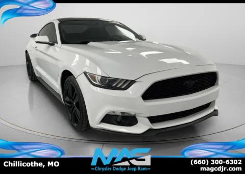White 2017 Ford Mustang EcoBoost Premium for sale in Chillicothe, MO