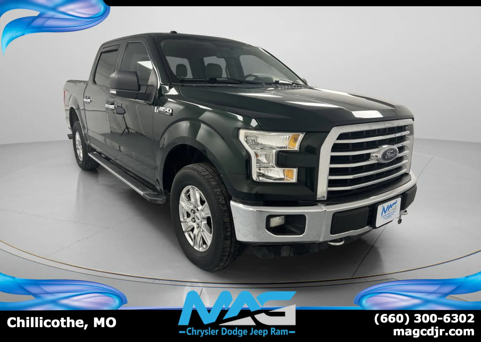 Green 2016 Ford F-150 XLT for sale in Chillicothe, MO