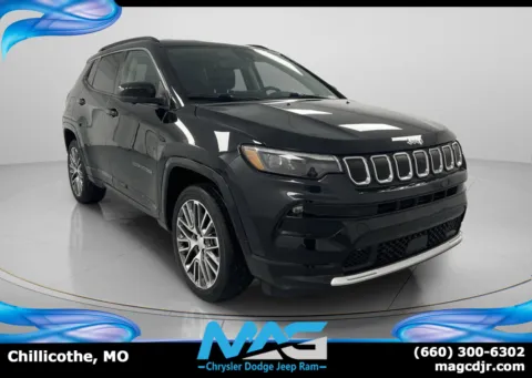 Black 2022 Jeep Compass Limited for sale in Chillicothe, MO