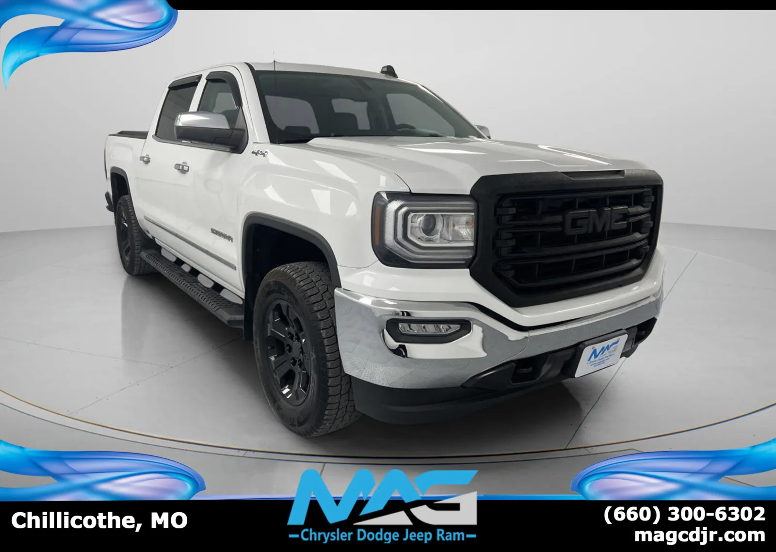 White 2018 GMC Sierra 1500 SLT for sale in Chillicothe, MO