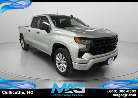 Silver 2022 Chevrolet Silverado 1500 Custom for sale in Chillicothe, MO