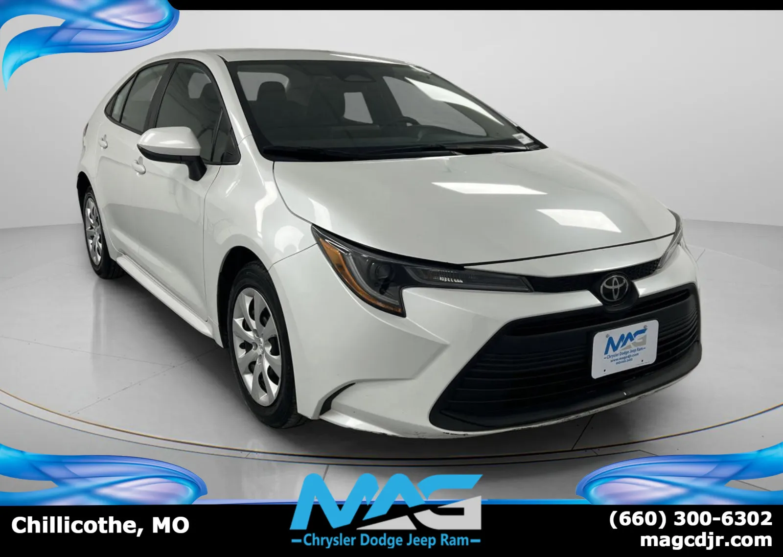 White 2024 Toyota Corolla LE for sale in Chillicothe, MO