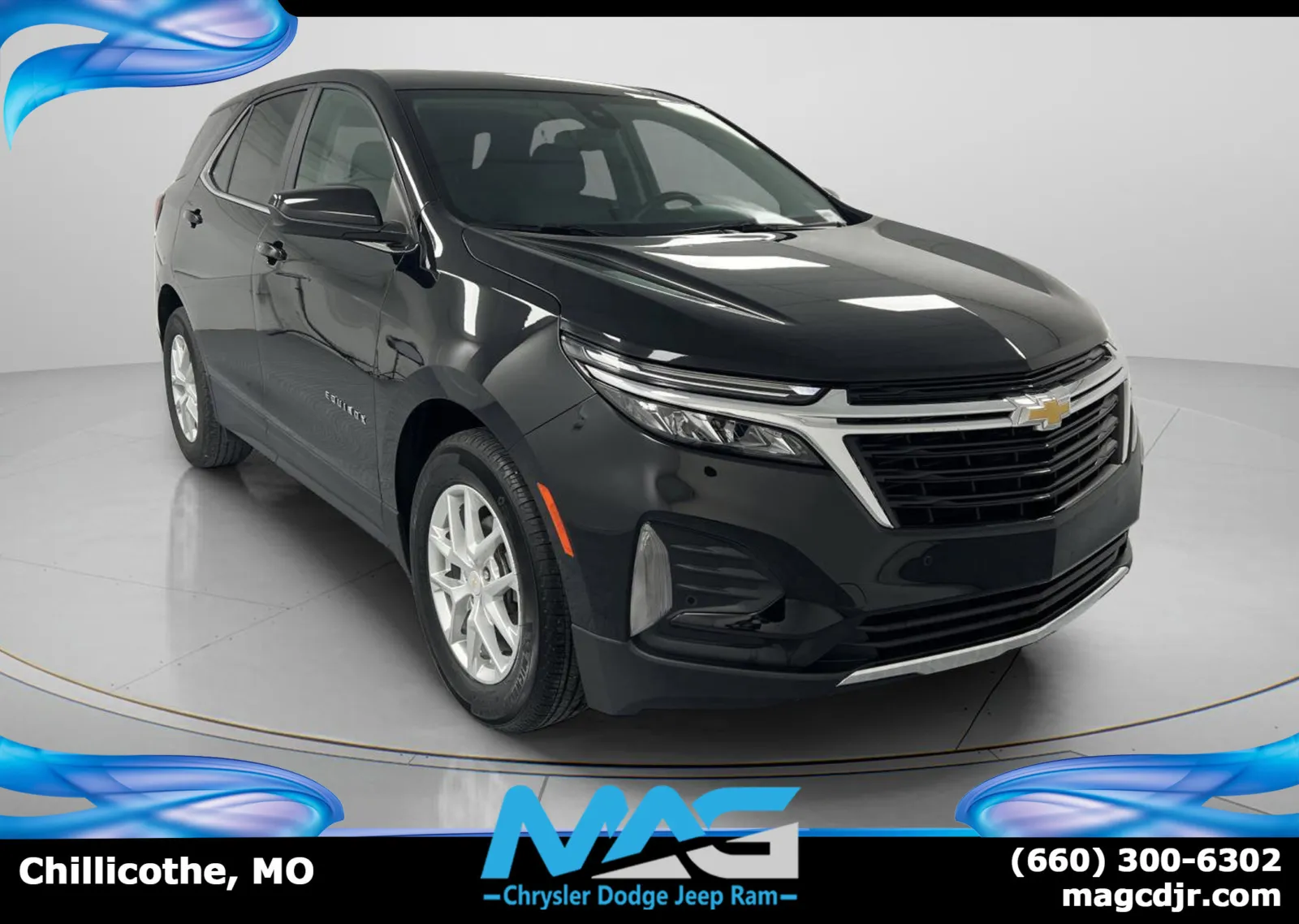 Black 2024 Chevrolet Equinox LT for sale in Chillicothe, MO