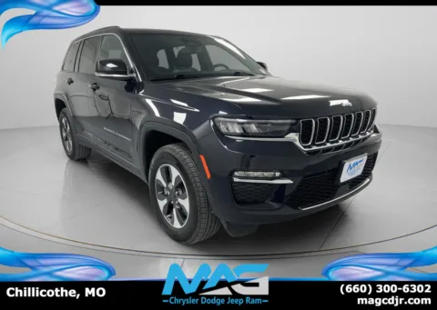 Blue 2024 Jeep Grand Cherokee 4xe 4x4 for sale in Chillicothe, MO