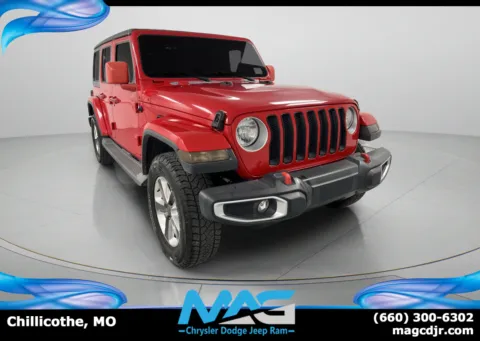 Red 2019 Jeep Wrangler Unlimited Sahara for sale in Chillicothe, MO