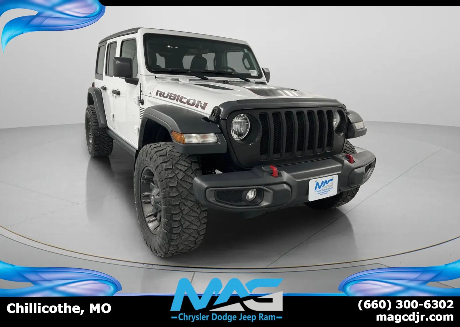 White 2020 Jeep Wrangler Unlimited Rubicon for sale in Chillicothe, MO