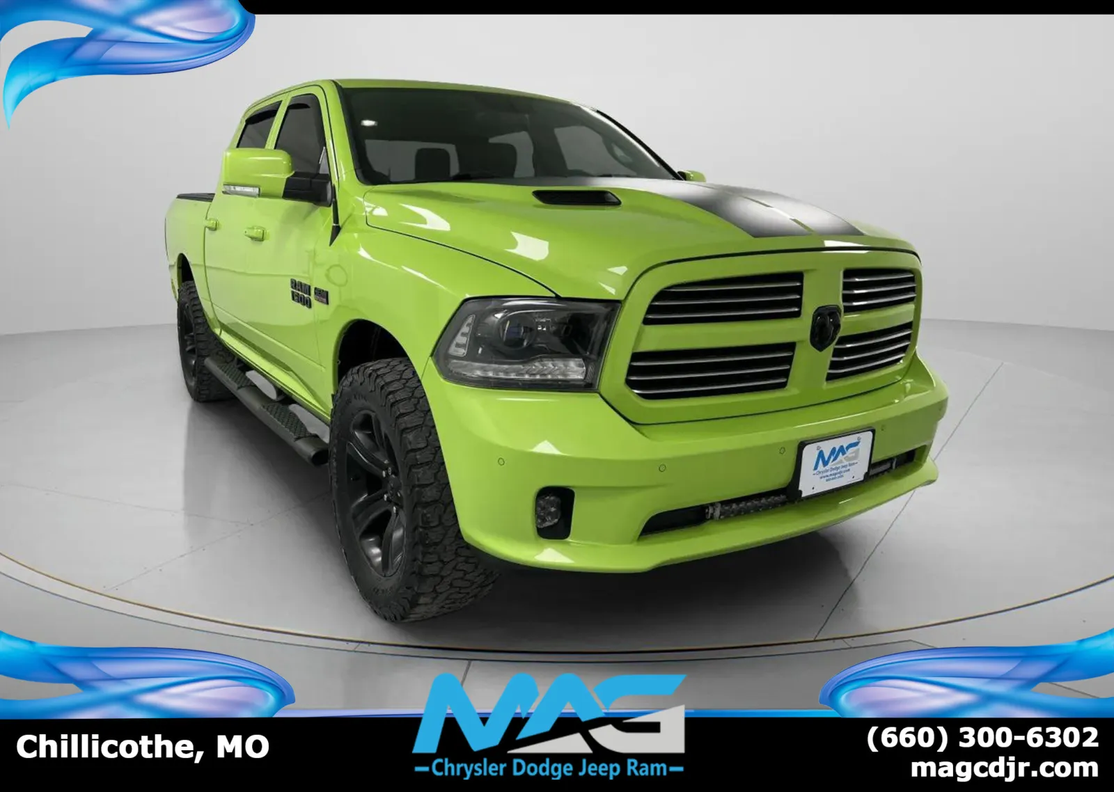 Green 2017 Ram 1500 Sport for sale in Chillicothe, MO