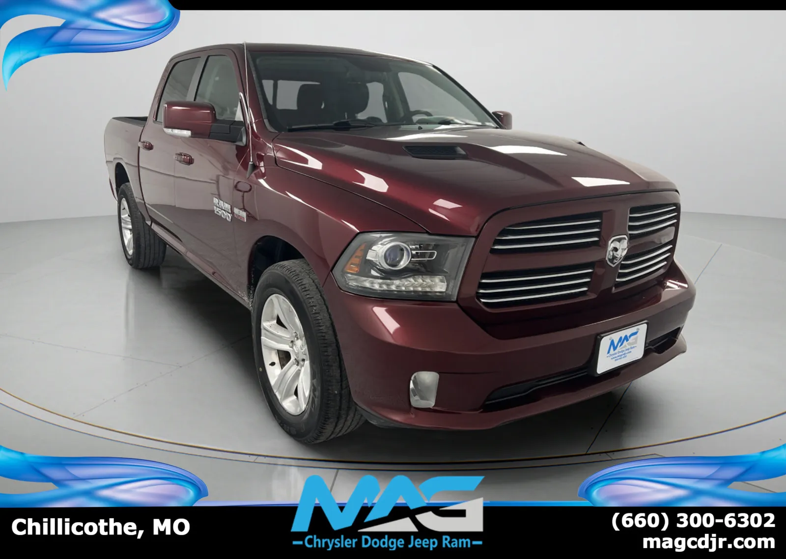 Red 2017 Ram 1500 Sport for sale in Chillicothe, MO