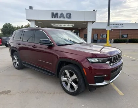 Red 2021 Jeep Grand Cherokee L Limited for sale in Chillicothe, MO