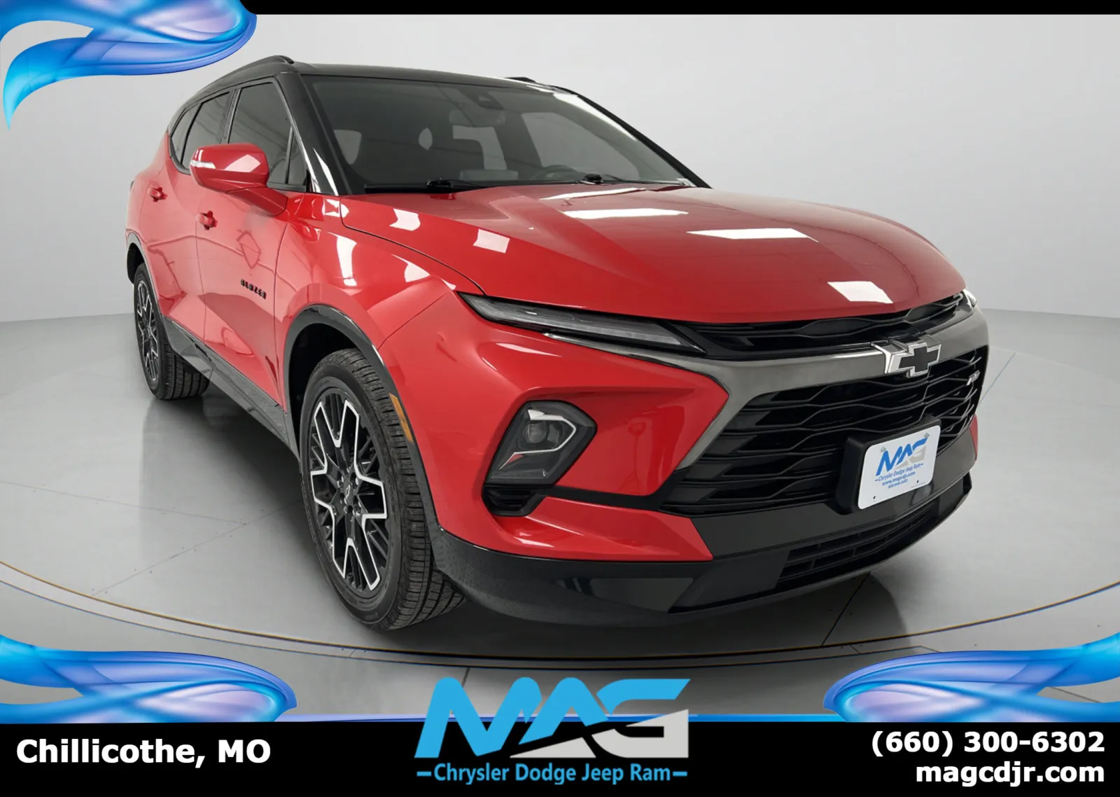 Red 2023 Chevrolet Blazer RS for sale in Chillicothe, MO