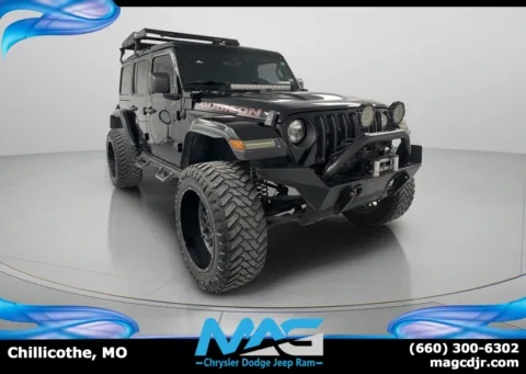 Black 2019 Jeep Wrangler Unlimited Rubicon for sale in Chillicothe, MO