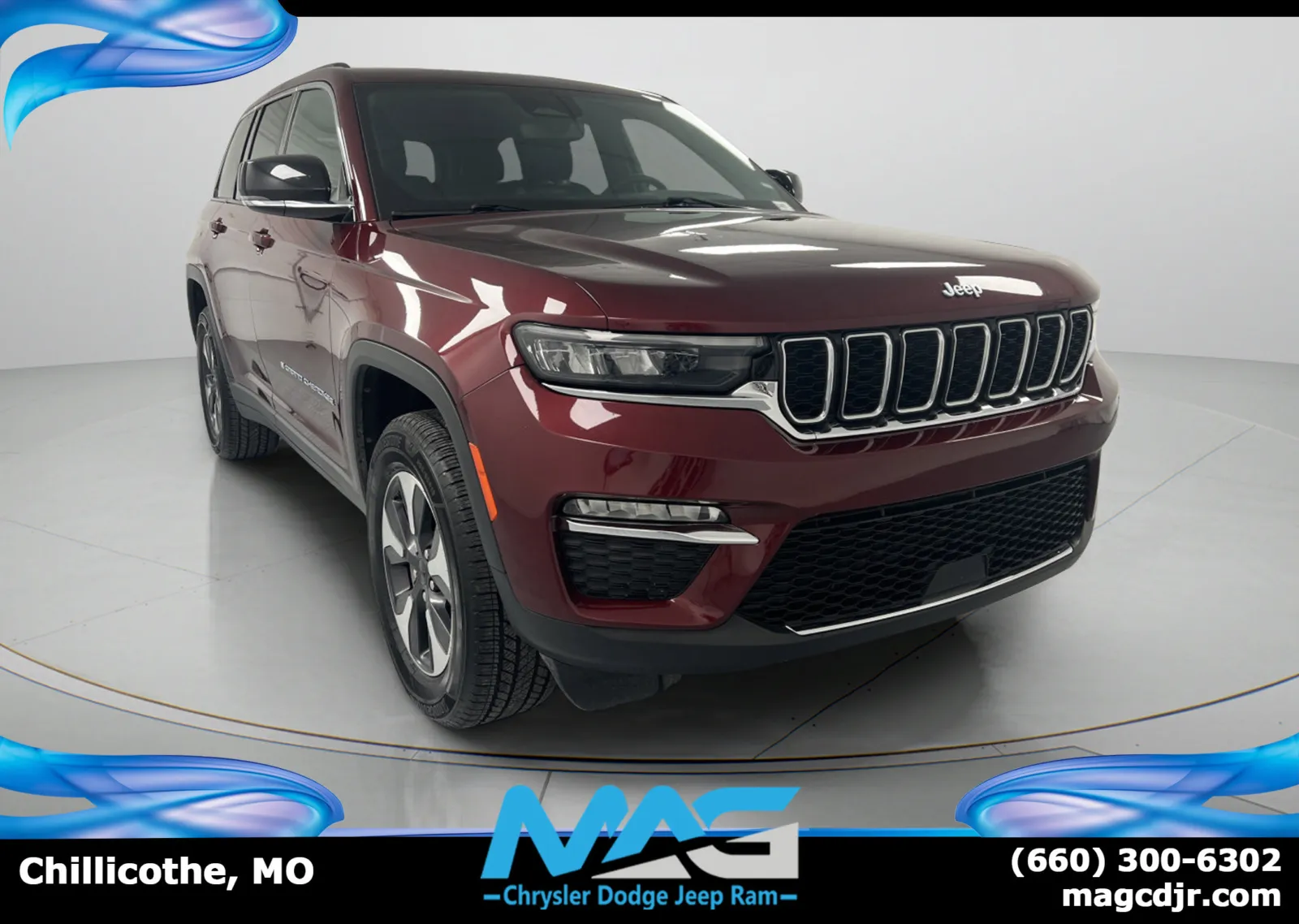 Red 2024 Jeep Grand Cherokee 4xe 4x4 for sale in Chillicothe, MO