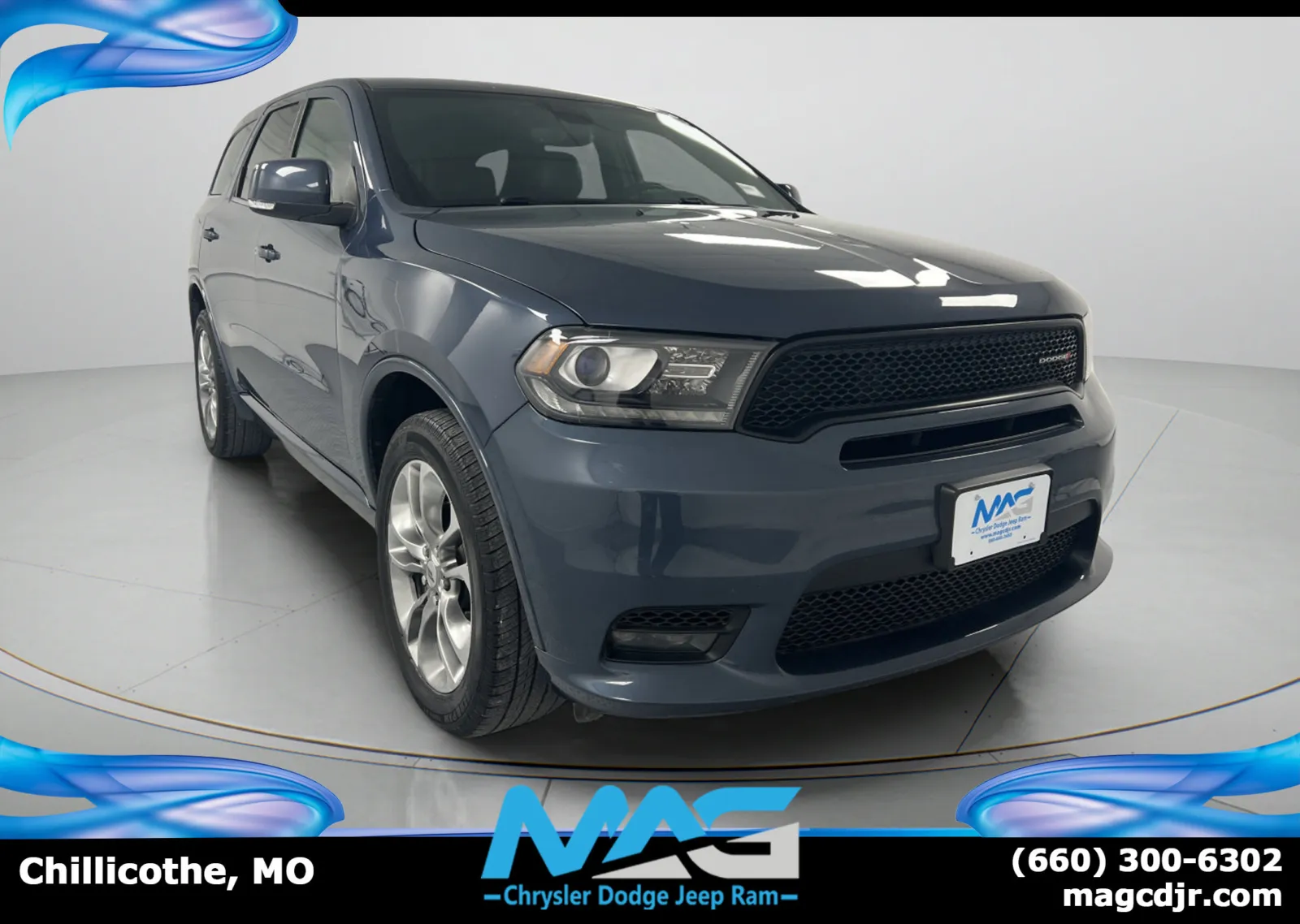 Blue 2020 Dodge Durango GT Plus for sale in Chillicothe, MO